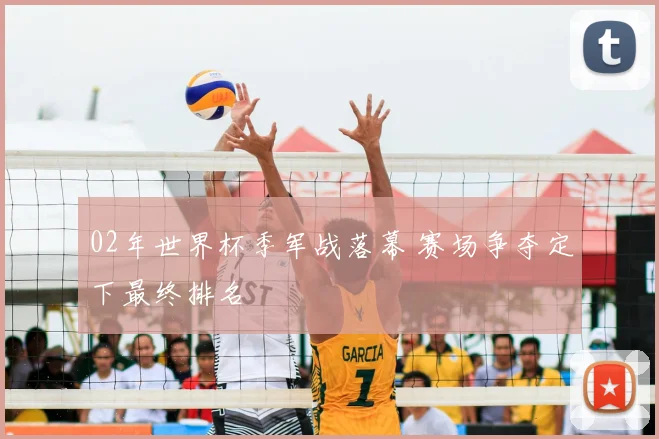 02年世界杯季军战落幕 赛场争夺定下最终排名